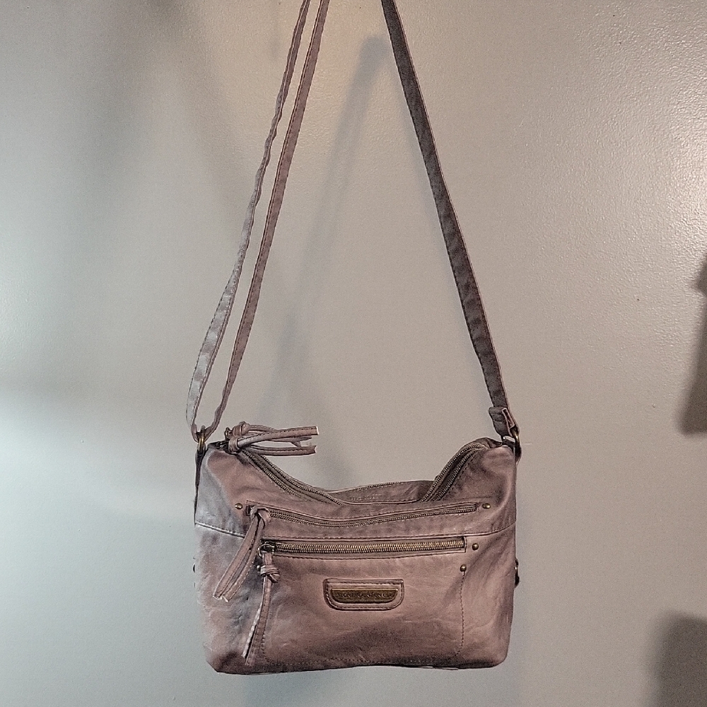Stone Mountain Accessories Gray Crossbody Bag Practical Design